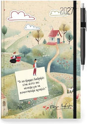 Innostat Daily Agenda B6 2027 Beige 12x17cm