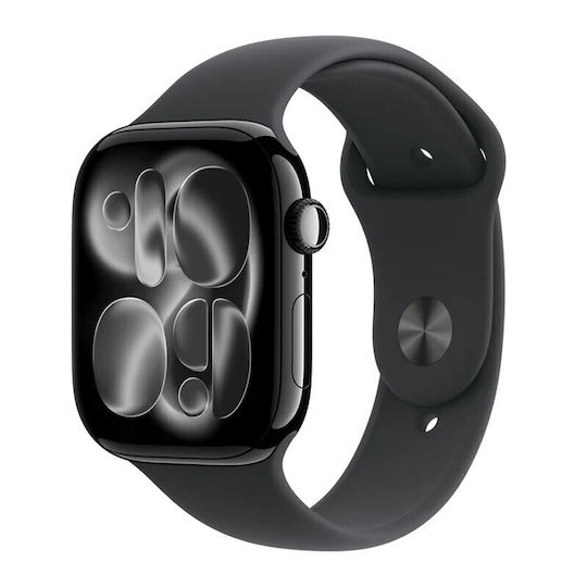 Apple Watch Series 11 Aluminium 46mm Refurbished Grade A Jet Black with Black Sport Band (M/L)