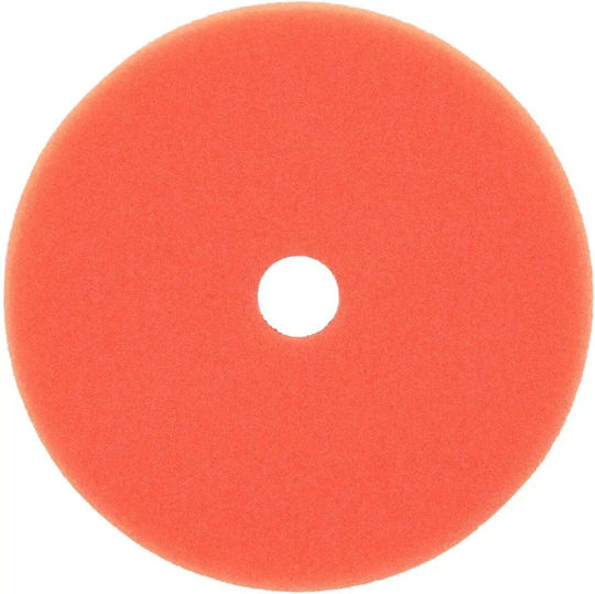 Dedra Hard Polishing Sponge Velcro 180mm Thickness 25mm Orange
