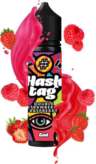 Hashtag Flavor Shot 6ml/60ml 1τμχ Double Strawberry Raspberry Ice
