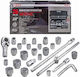 Forcekraft Ratchet with Sockets 3/4" & 1" 26 Pieces