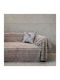 Linea Home Sable Throws Set 3 pcs Fur Mocha