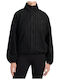 Fleece Women's Cardigan Black