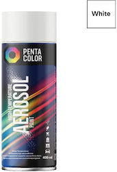 Pentacolor Hochtemperatur-Sprühfarbe mit Metallischem Effekt Weiß 400ml Pentacolor Hochtemperatur-Sprühfarbe mit Metallischem Effekt Weiß 400ml