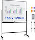 Costway Magnetic Dry Erase Seminar Board with Tripod