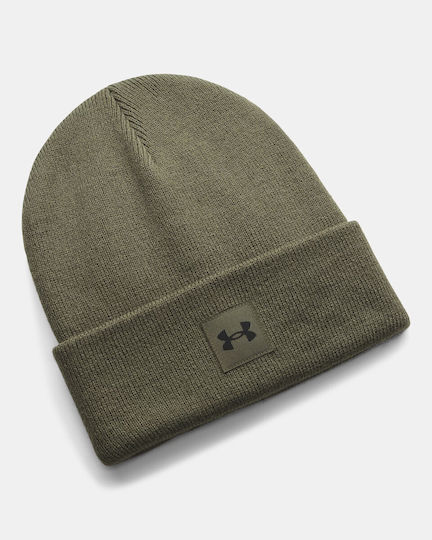 Beanie Unisex Knitted Beanie in Khaki Colour