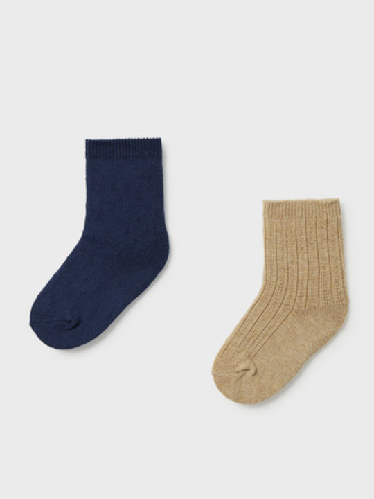 Mayoral Kids' Socks Navy Blue 3 Pairs