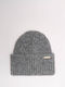 Beanie Women's Knitted Beanie in Grey Colour