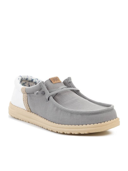 Wally Ανδρικά Loafers σε Γκρι Χρώμα Relaxed Fit