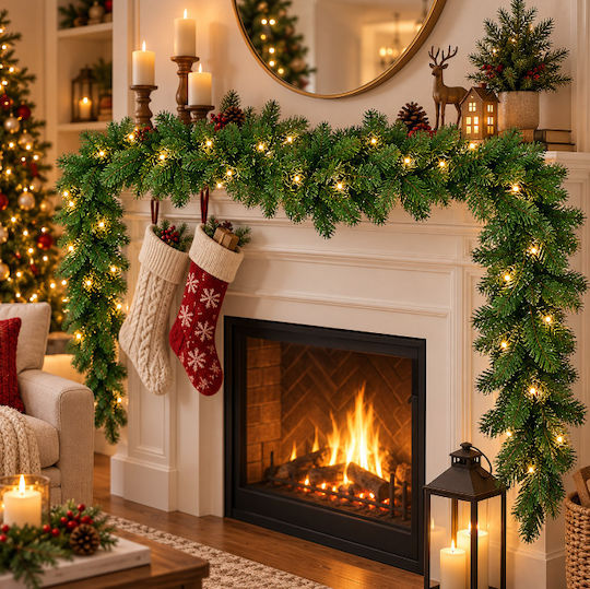 Weihnachtsgirlande Grün