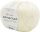 Strickgarn Alpaca Paillettes 50g Ecru