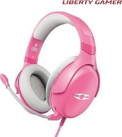 Takstar Liberty Gamer FLIT Over Ear Gaming Headset with 3.5 mm Connection Pink