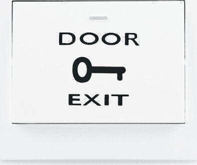 Yotogi Wall Plastic Square Entry Push Button No Nc Com Ypw3d