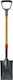 CAT Schaufel mit Stiel 115cm und Metallisches Griffmaterial