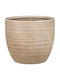 Scheurich Ceramic Brown Plant Pot with Stand 25x25cm