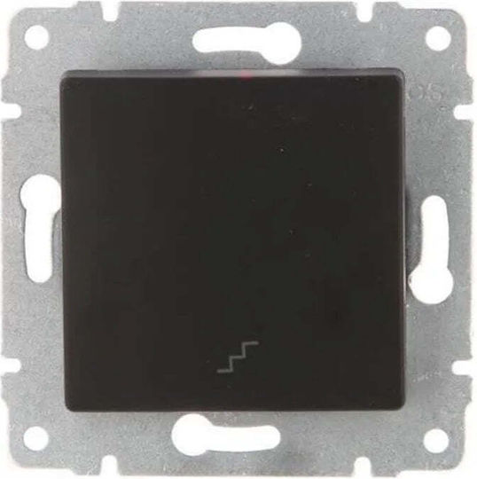 KOS Recessed Rotary Key Switch without Frame Aller Retour Black
