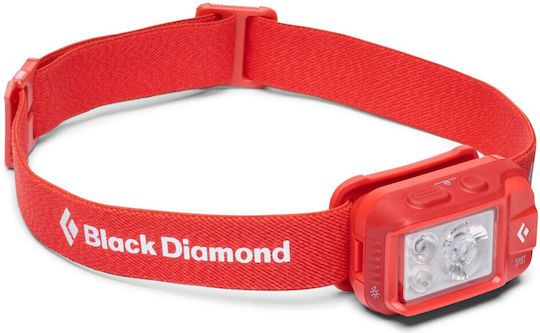 Black Diamond Rechargeable LED Headlamp IPX7 with Maximum Brightness 450lm Spot 450