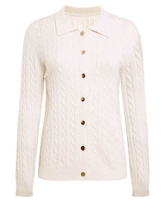 Celestino Women's Cardigan Metallic Collar Ligh...