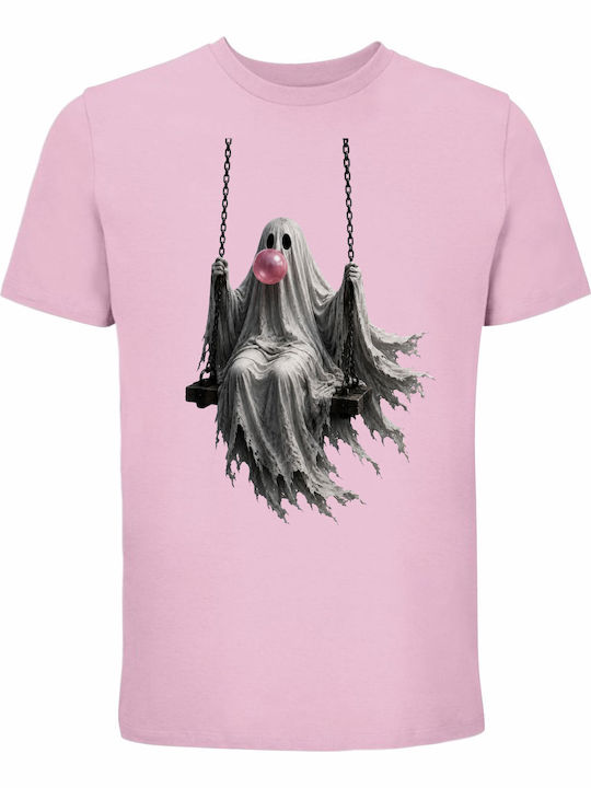 T-shirt Унисекс Ghost On Swing Cute Halloween G...