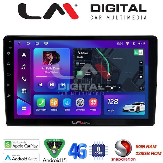LM Digital Автомобилна Аудио Система За Fiat Panda 2003 2012 Bluetooth USB WiFi GPS Apple CarPlay Android Auto