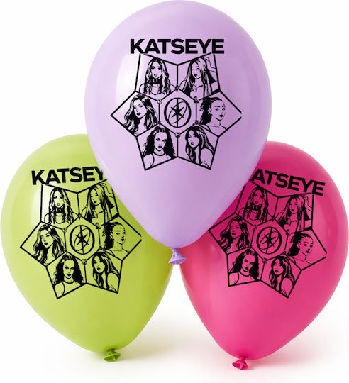 13” Ballon Bedruckt „katseye“ 25 Stück