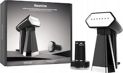 SteamOne Sn300b + Rp10b Ατμοκαθαριστής Ρούχων Χειρός 2000W με Δοχείο 300ml Μαύρος SteamOne Sn300b + Rp10b Ατμοκαθαριστής Ρούχων Χειρός 2000W με Δοχείο 300ml Μαύρος