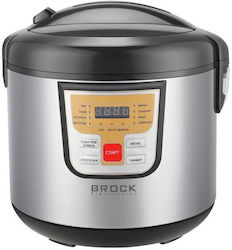 Brock Mc 1000 Мултикукър 900W с Капацитет 5lt Сив Brock Mc 1000 Мултикукър 900W с Капацитет 5lt Сив