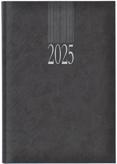 Θεοφύλακτος Sidney Classic Ημερήσια Ατζέντα 2027 Μαύρη 17x24εκ.