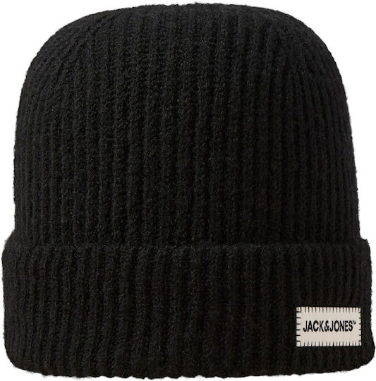 Beanie Unisex Căciulă Tricotată în Culoare Neagră