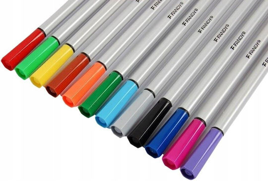 Fandy Space 0.4mm Underline Markers Set 12pcs