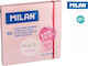 Milan Sticky Memo Pads Cube 90 Sheets Pink 7.6x7.6cm Set 90 Pieces