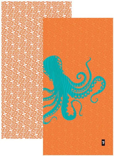 Feel & Touch Orange Beach Towel 160x80cm