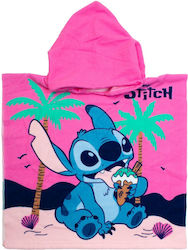 Детско пончо 50x100 Dimcol Lilo & Stitch 195 бе...