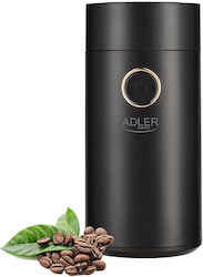 Adler Ηλεκτρικός Μύλος Καφέ 150W με Χωρητικότητα 75gr και Επίπεδα Άλεσης Μαύρος Adler Ηλεκτρικός Μύλος Καφέ 150W με Χωρητικότητα 75gr και Επίπεδα Άλεσης Μαύρος