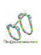 Trixie Cat Harness Floral Design Leash 27–45 cm/10 mm 1.20 m