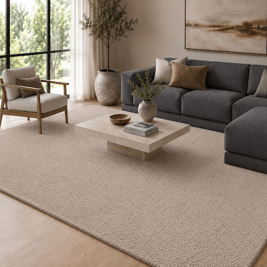 Polcarpet Puffy Shaggy 1001 Covor Rectangular Maro 200x290cm