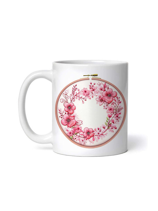 Cană Ceramică Albă De Crăciun 330ml Cu Personalizare