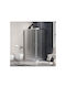 Karag Flora 100 Shower Cabin with Sliding Door 90x120x190cm Satine Chrome