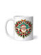 Cană Ceramică De Crăciun Moș Crăciun Și Coroană Cu Fundă Modele Populare 330ml Cu Personalizare