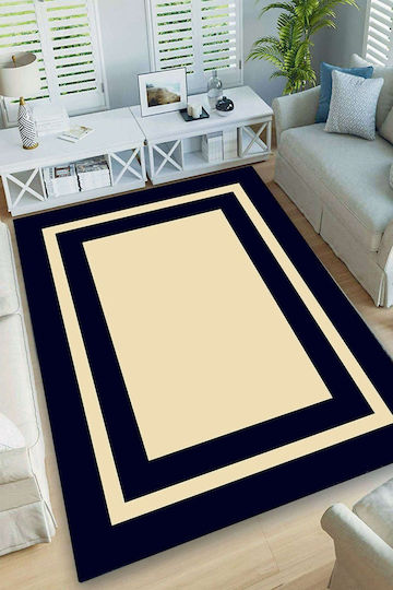 Conceptum Hypnose 1958 Rectangular Rug Black Frame 100x300cm