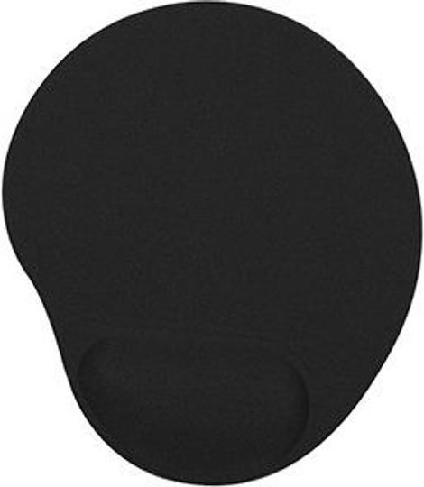 Powerton Mouse Pad 255mm cu Suport pentru Încheietura Mâinii Negru