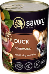 Savory Pet Nasses Hundefutter mit Ente 400g Savory Pet Nasses Hundefutter mit Ente 400g