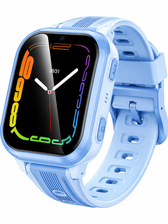 Hoco Kinder-Smartwatch 4G mit GPS Blau