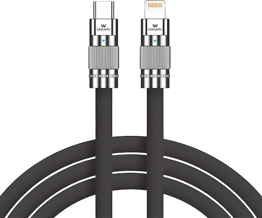Leewello USB-C Zu Lightning Kabel Schwarz 1,2m 783090