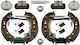 Hintere Bremsbacken Citroën C2 C3 1007 424233