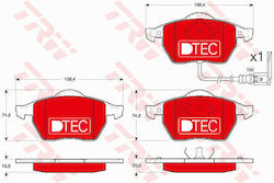 Trw Gdb1403dte Brake Pad Set Disc Brake Trw Gdb1403dte Brake Pad Set Disc Brake