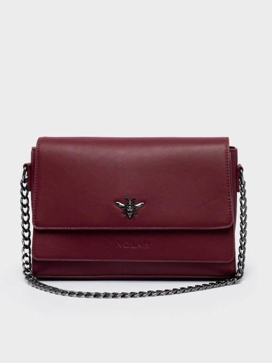 Nolah Eva Women's Shoulder Bag Burgundy