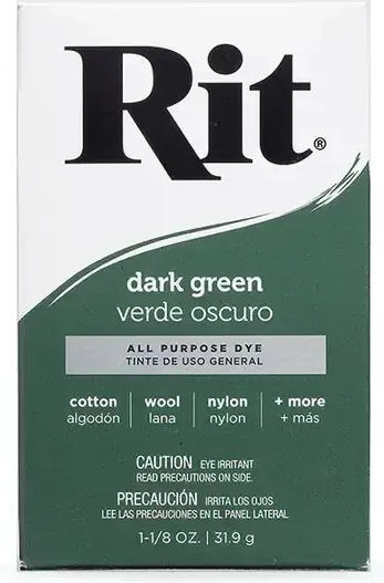 Rit Dye Pulver Allzweck-Bastelfarbe – Dunkelgrün 31,9g