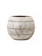 Artekko Concrete Flower Pot Beige 44.5x44.5x35.5cm