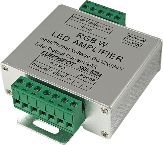 Eurospot Amplifier Rgbw Ταινίες Led Dc 12-24v 6a*4ch Eu6284